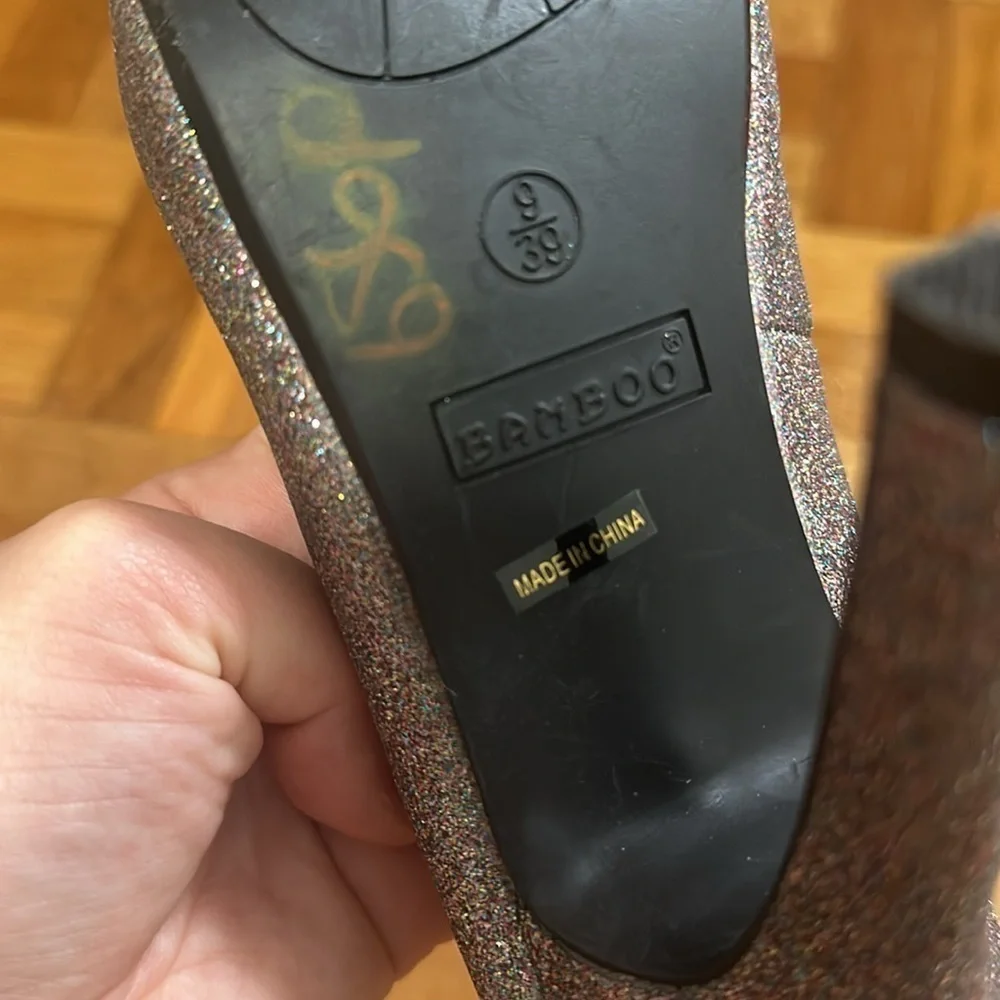Bamboo Sparkly Platforms